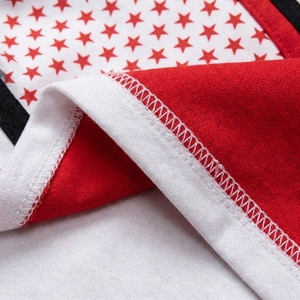 UMIRX Infant Cheerleading <b>Dress</b> Red White <b>Black</b> Stars Print Skirt Style for Toddlers <b>Girls</b> Cheer <b>Dress</b> Sleeveless Star Print - Product Image 3