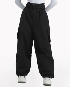 Pantalones de esquí impermeables y cortavientos, pantalones cargo térmicos de snowboard para hombre y mujer, pantalones de nieve oversize para invierno y actividades al aire libre, estilo streetwear. - Product Image 1