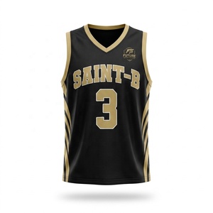 Camiseta de Baloncesto Reversible Sublimada para Hombre, Transpirable, de Malla de Poliéster, Uniforme Deportivo para Entrenamiento y Juego - Product Image 3