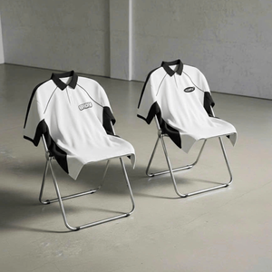 T-shirt polo oversize à épaules tombantes pour homme, impression personnalisée, style hip-hop, 100% coton, tissu à séchage rapide, unisexe, fabriqué par un fabricant de vêtements. - Product Image 4