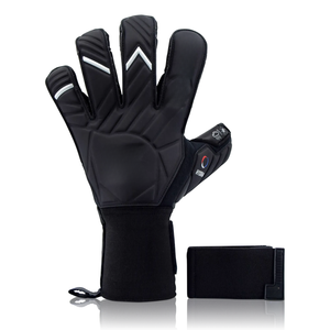 Gants de gardien de but en latex de haute qualité, antidérapants, respirants, à doigts entiers, avec fermeture auto-agrippante pour les jeunes et les adultes - Product Image 2