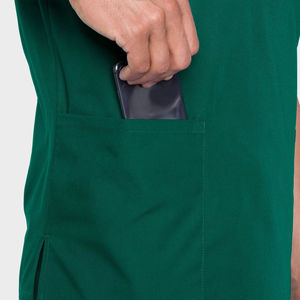 Tenues Médicales Personnalisées Grises avec Logo OEM pour Hommes et Femmes – Blouses d'Infirmière en Tissu Toile – Détection d'Aiguilles – Prix Fournisseur - Product Image 5