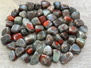 Handmade Natural African Blood Agate Tumbled Stone <b>Crystal</b> Gemstone for Meditation Home Decoration with Love Style for Healing - Product Image 2