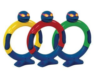 Bouée de natation en caoutchouc écologique en forme de dauphin pour enfants de 3 ans et plus, jouet de plage et de piscine - Grande Vente - Product Image 5