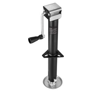 Martinetto a cavalletto per rimorchi con capacità di carico dinamica di 5000 libbre, maniglia verticale da 15 pollici e piedino rettangolare per rimorchi da carico e utility - Product Image 2