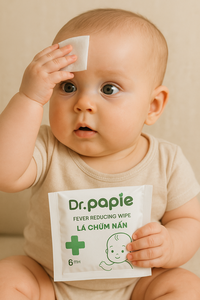 Toallitas Refrescantes Herbales Sin Fragancia Dr. Papie, de Algodón Suave para Bebés, Alivio de Alta Temperatura para Todo Tipo de Piel - Product Image 5