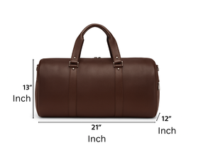 Bolsa de Viaje de Cuero Genuino de Lujo con Múltiples Compartimentos, Herrajes Resistentes y Diseño Espacioso para Llevar a Mano - Product Image 6
