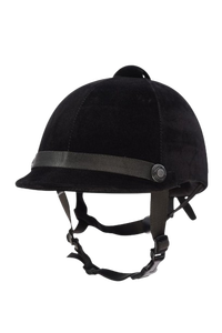 Casco de Equitación para Hombre, con Cierre de Hebilla Ajustable, de Plástico Resistente y Cuero Sintético, Ajuste Cómodo - Product Image 3