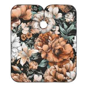 Capa de Salón de Alta Calidad para la Industria del Belleza, MOQ Bajo, Logotipo Personalizado, Cierre Ajustable con Broches, Impermeable, Nueva Llegada, Capa Botánica para Barbería - Product Image 1