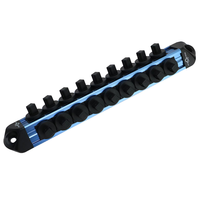 Rail de support magnétique à dégagement rapide pour douilles, en aluminium et plastique, pour embouts de 3/8 et 1/2 pouce, 20 pièces, OEM ODM, Industriel et Bricolage