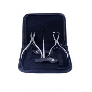 Kit professionnel de pinces pour extensions de cheveux, ensemble d'aiguilles à crochet en acier inoxydable pour l'installation et le retrait, qualité supérieure - Product Image 1