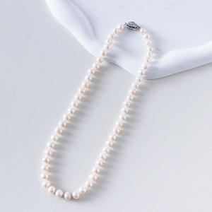 Collar de Perlas de Agua Dulce de 11-12 mm, Diseño Elegante y Versátil, Artículo de Regalo, Venta Directa de Fábrica - Product Image 2