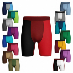 Kickboxing Customized Compression Shorts High Quality Running Training Breathable Elastic Sportswear High Strength Shorts - Product Image 1