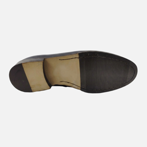 Chaussures habillées à lacets pour hommes, en cuir de veau, semelle extérieure faite à la main, bout fermé, antidérapantes, pour le bureau et la carrière - Product Image 5
