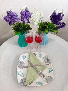 Nouvel Arrivage : Ensemble de Serviettes de Table Couleur Unie pour Mariage, Pâques et Fêtes, Serviettes 100% Coton, Parures de Lit et Draps - Product Image 5