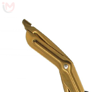 Ciseaux médicaux Trauma Shears en acier inoxydable doré, pour les secours d'urgence, les premiers secours, les ambulanciers, les techniciens médicaux, les interventions chirurgicales - Product Image 2