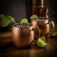 Taza Ayurvédica de Cobre Puro 100% de Excelente Calidad para Mejorar la Inmunidad, Libre de BPA, a Prueba de Fugas, Portátil, Disponible al por Mayor