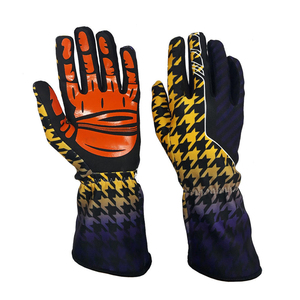 Gants de course de haute qualité |   Surpiqûres renforcées aux pouces conformes aux normes de la Pro-League |   Usine OEM en gros - Product Image 1