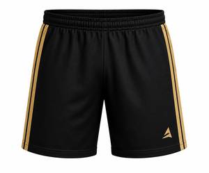 Ensemble de football haut de gamme avec graphismes sublimés, maillot athlétique à col en V, short coordonné, 100 % polyester respirant - Product Image 3