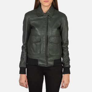 Veste en cuir respirante de haute qualité pour femme, style mode, vêtement d'extérieur décontracté, coupe-vent, imperméable, fermeture éclair, écologique - Product Image 4
