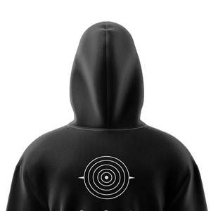 Cagoule unisexe d'hiver à fermeture éclair intégrale, douce et chaude, 100 % coton, avec logo personnalisé brodé, style streetwear, double couche, teinte unie - Product Image 5