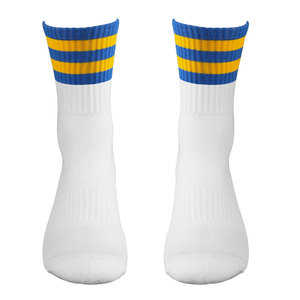Chaussettes de sport antidérapantes pour hommes, en coton tricoté, avec compression et soutien, motif imprimé décontracté, pour le football et le soccer, nouvelle collection printemps - Product Image 1