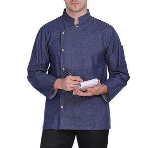 Diseños de uniformes de chef, chaqueta de cocinero, abrigo de chef, uniforme de chef de alta calidad para hotel y restaurante, conjuntos de jersey. - Product Image 3