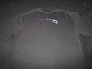 T-shirts 100% coton sur mesure, t-shirts noirs imprimés à l'écran pour cadeaux, 250 GSM, poids lourd - Product Image 2