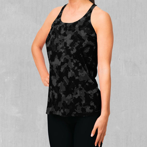 เสื้อกล้ามตาข่ายระบายอากาศพิมพ์ลายแบบ Sublimation ทั้งตัว สำหรับผู้หญิง ออกกำลังกายและฟิตเนส พร้อมโลโก้แบบกำหนดเอง - Product Image 6