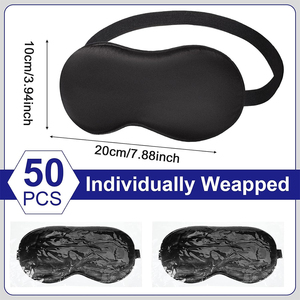 Customized Travel Wear <b>Eye</b> Cover <b>Masks</b> 100% Silk Breathable Deep Sleeping <b>Masks</b> 4 Season Lightweight Light Blocking <b>Masks</b> - Product Image 2