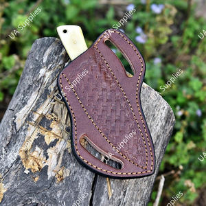 Cuchillo Skinner de Hoja Fija Recta de Acero de Damasco Extra Afilado UA Supplies para Caza, Camping y Bricolaje Multifuncional - Product Image 6