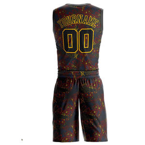 Uniforme de Baloncesto Transpirable con Logotipo Personalizado, Camisetas de Equipo para Hombre, Ropa Deportiva de Malla de Secado Rápido, 100% Poliéster, Sin Mangas, Juvenil - Product Image 4