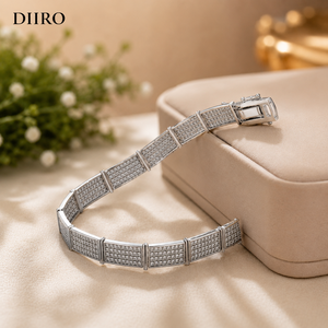 925 Sterling <b>Silver</b> Moissanite Classic Luxury Tennis Style <b>Bracelet</b> Unisex Jewelry Gift for Every Occasion - Product Image 6