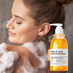 TK Gel de Ducha Hidratante Profundo Antiácaros y Antiacné, Limpieza Profunda de Poros, Piel Suave, Nueva Fórmula Líquida - Product Image 1