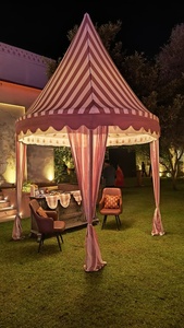 Luxury 3m Dia Round <b>Canopy</b> <b>Tent</b> Gazebo Water Resistant Outdoor Wedding Event Pavilion Custom Design - Product Image 5