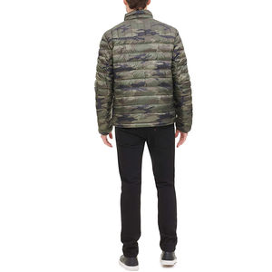 Blouson matelassé élégant et léger pour homme, coupe-vent formel super doux, couleur unie, poches, streetwear printemps - Product Image 2