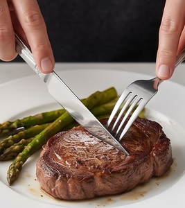 Classic Stainless Steel Flatware Set With High <b>Mirror</b> Polish Dishwasher Safe For Wedding <b>Tabletop</b> Dining - Product Image 3