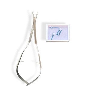 Jamso Industries Aneurysm <b>Clip</b> Set 4 Pcs Titanium <b>Clips</b> With Applier Neurosurgical Instruments Stainless Steel - Product Image 5
