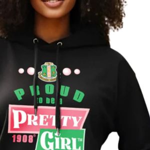 Sudadera con Capucha Negra para Mujer, Estilo AKA, Sudadera de Felpa, Manga Larga, Informal, Cálida y Moderna - Product Image 6
