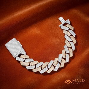 Bracelet à maillons fins en moissanite plaqué or, bijoux de mode, à porter au quotidien, cadeau de fête pour hommes et femmes, tendance de Los Angeles - Product Image 5