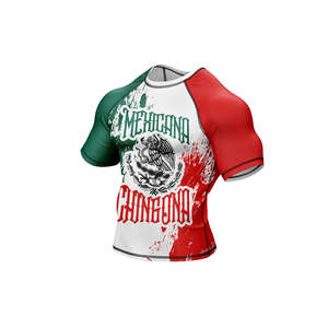 Breathable Quick Dry Rashguard MMA Full <b>Sleeve</b> Heat-Transfer Printed Custom No Gi BJJ Compression Set 100% - Product Image 5