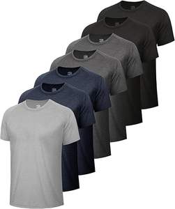 T-shirt 100% polyester, anti-transpiration, designs personnalisés, Pakistan, hip hop, coupe slim, léger, respirant, tee-shirt de sport - Product Image 4