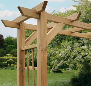Modern Wood Garden Archway (Minimalist) - Product Image 4