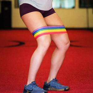 Banda para glúteos y cadera, Multicolor, personalizado, ejercicio de cadera, Yoga, fuerza, Fitness, banda de resistencia circular - Product Image 3