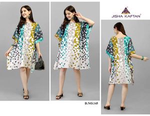 ชุดคุรตะ/คุรตีพิมพ์ลาย โพลีเอสเตอร์ 100% เสื้อผ้าสตรีจากอินเดียและปากีสถาน - Product Image 3