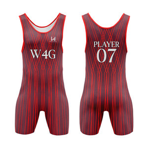 Trajes de Lucha Libre Personalizados OEM ODM, Impresos, Transpirables, Ligeros, Altamente Elásticos, de Secado Rápido, Duraderos, de Spandex/Poliéster - Product Image 4