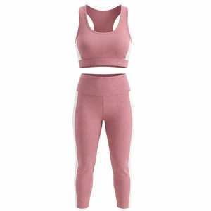 Ensemble de yoga et de fitness pour femmes, tenue de sport 2 pièces, vêtements de sport extensibles, vêtements de sport respirants, ensemble de vêtements d'entraînement - Product Image 1