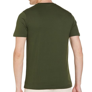 T-shirt en coton à carreaux pour homme, personnalisé, mélange polyester-coton, 220 GSM, imprimé à carreaux, manches courtes, OEM ODM Inde - Product Image 4