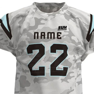 Uniforme de Fútbol Americano de Alta Calidad, Transpirable y Ligero, 100% Poliéster, Precio al por Mayor, Diseño de Logotipo Personalizado - Product Image 6