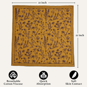 ผ้าพันคอไหมซาตินสี่เหลี่ยมแบบดีไซน์เอง ผ้าพันคอ ผ้าคาดผม ใช้ได้ทุกฤดู - Product Image 3